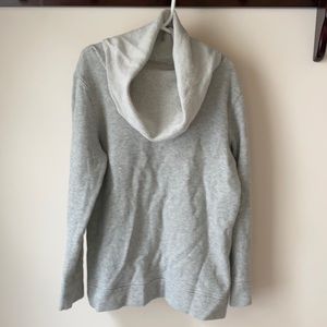 Grey girls cowl neck Crewcuts sweatshirt